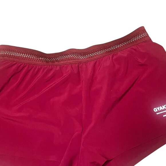 Nike Gyakusou Red Running Shorts With Reflective Logo & Pockets size medium - Picture 4 of 8